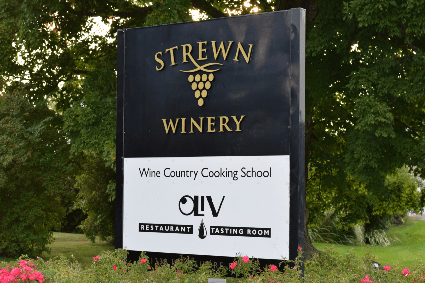 Strewn Winery and Oliv Restaurant Niagara on the Lake