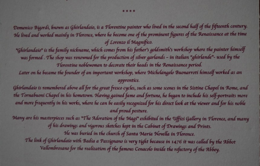 Ghirlandaio Domenico Bigordi a Florentine artist
