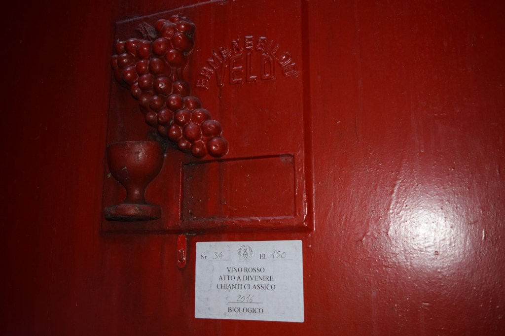 Villa Le Corti Tuscany Italy, the wine cellars and the fabulous Chianti Classico wines