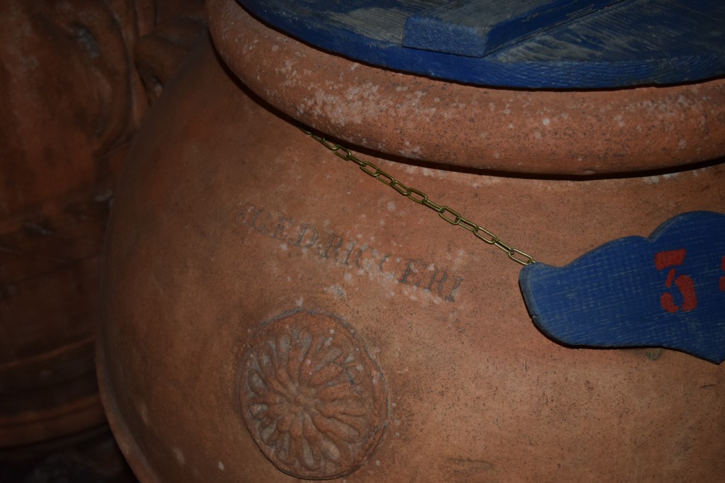 Villa Le Corti Tuscany Italy, the wine cellars and the fabulous Chianti Classico wines