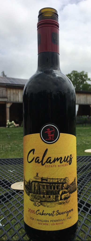Review of Calamus Estate Winery and wines in Jordan Niagara Ontario