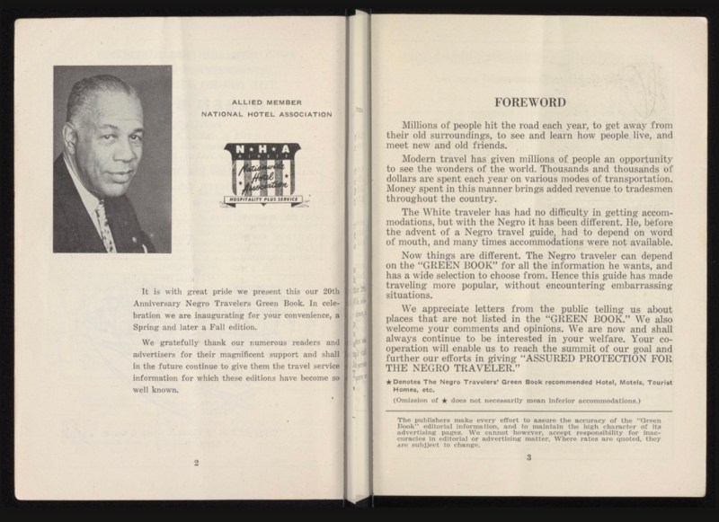 The Green Book a Travel Guide from the Mid Twentieth Century