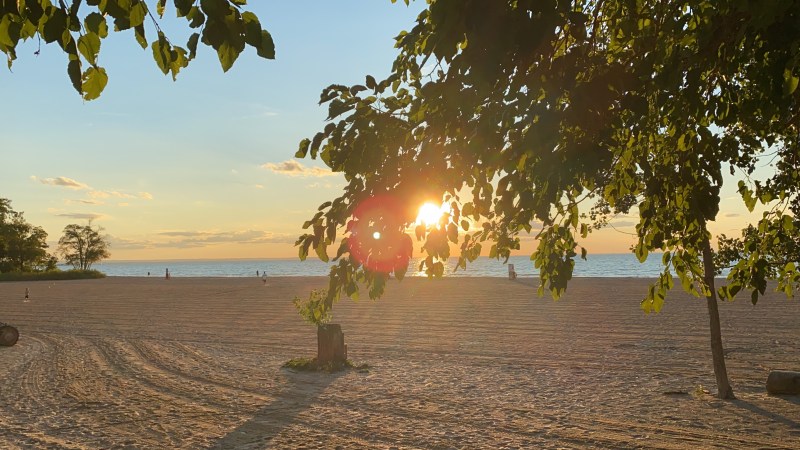 Sunset beach St. Catharines Niagara Ontario