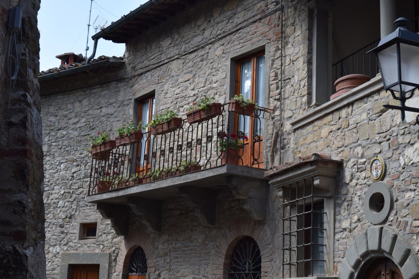 Montefioralle A little Italian Village behind stone walls