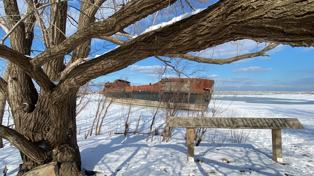 The Story of La Grande Hermine a ship in Jordan Harbour Niagara that looks like an old pirate ship and has been sitting used in harbour for years.