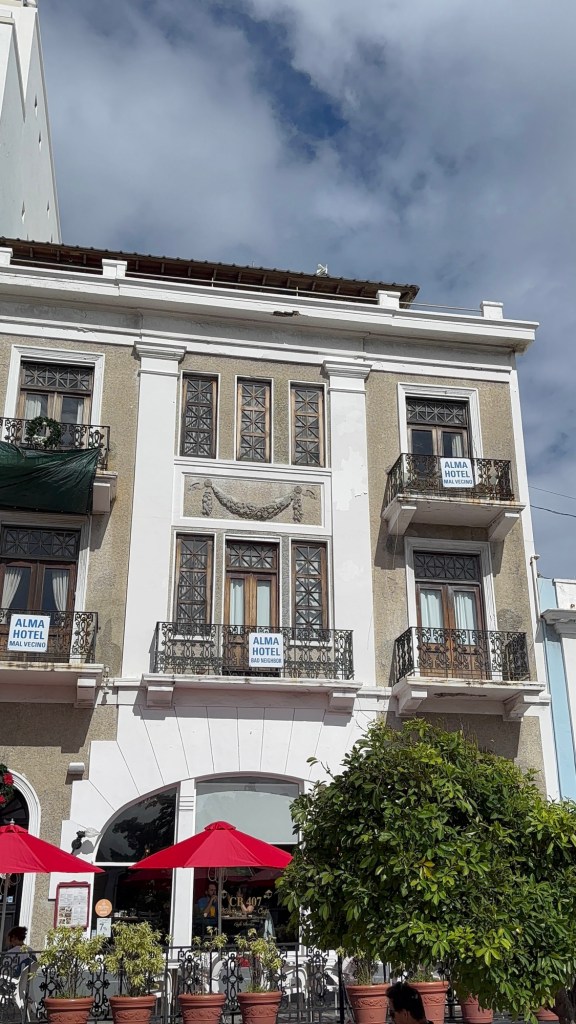 Alma Hotel Bad Neighbour Old San Juan Puerto Rico in the Pastel Colourful Streets